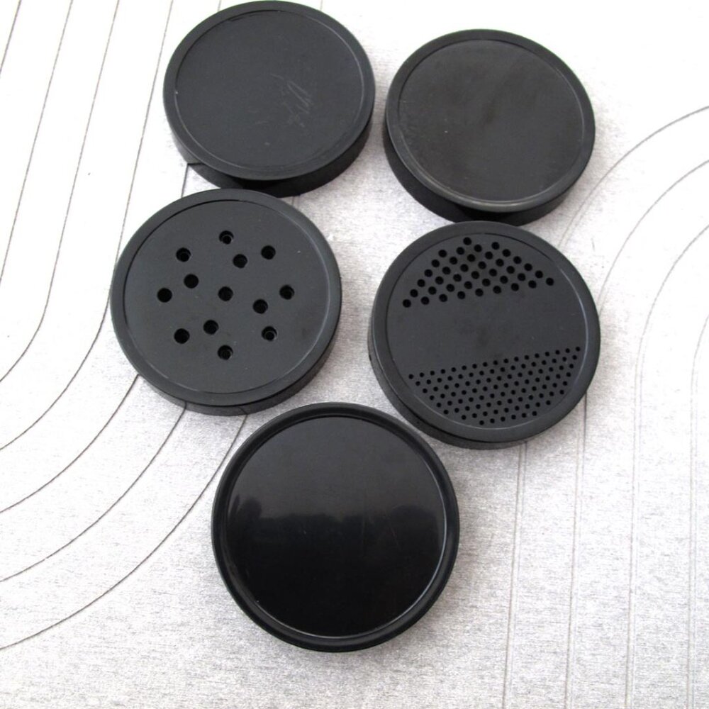 Magic Bullet Original set of 5 black replacement top lids for Magic Bullet